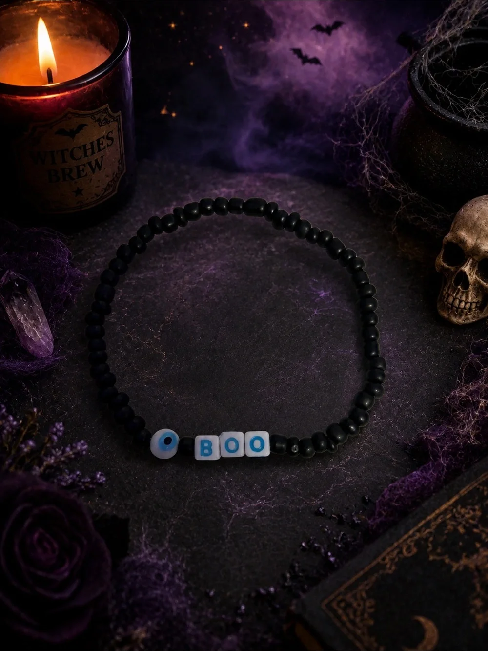 Spooky Zodiac Boo Bracelet Set 9”